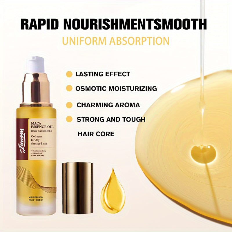 1.69oz/1.69fl.ozMoroccan Argan Oil for Hair- Cold Press Argan Essential Oil for Hair Care, Power Collagen Hair Mask for Dry Frizzy Curly Or Straight Fine Hair, Long-Lasting Nourishing