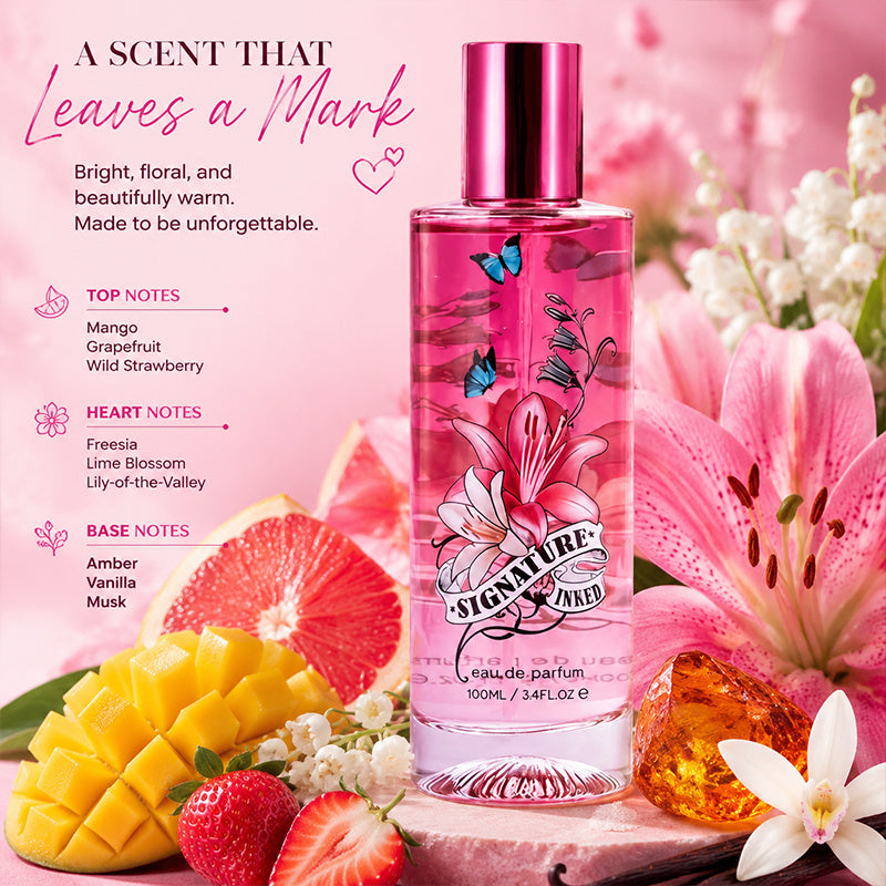 3.4Fl Oz Women's Eau De Parfum Spray - Long-Lasting Fragance Spray, with Mango, Grapefruit and Wild Strawberry, Perfect for Dating, Daily Life, Parties and Gift Giving