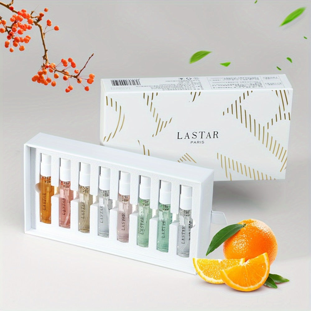 Perfume Gift Set for Women 8 Pcs Spray Fragrance Box Long Lasting Floral Fruity Citrus Woody Oriental Scents Valentine's Day Birthday Anniversary Christmas Gift Her