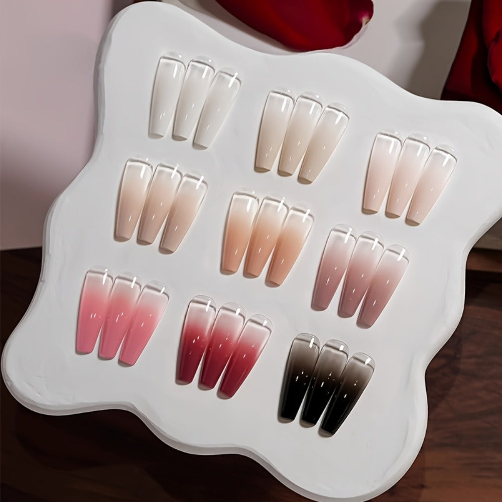 UR SUGAR Offers a 9-Color Gel Nail Polish Set That Includes Shades Like Yellow, Purple, And Blue. This Versatile Product Is Perfect for Creating Gradient Effects And Stamping Patterns, Making It an Ideal Gift for Nail Art Enthusiasts And Salons