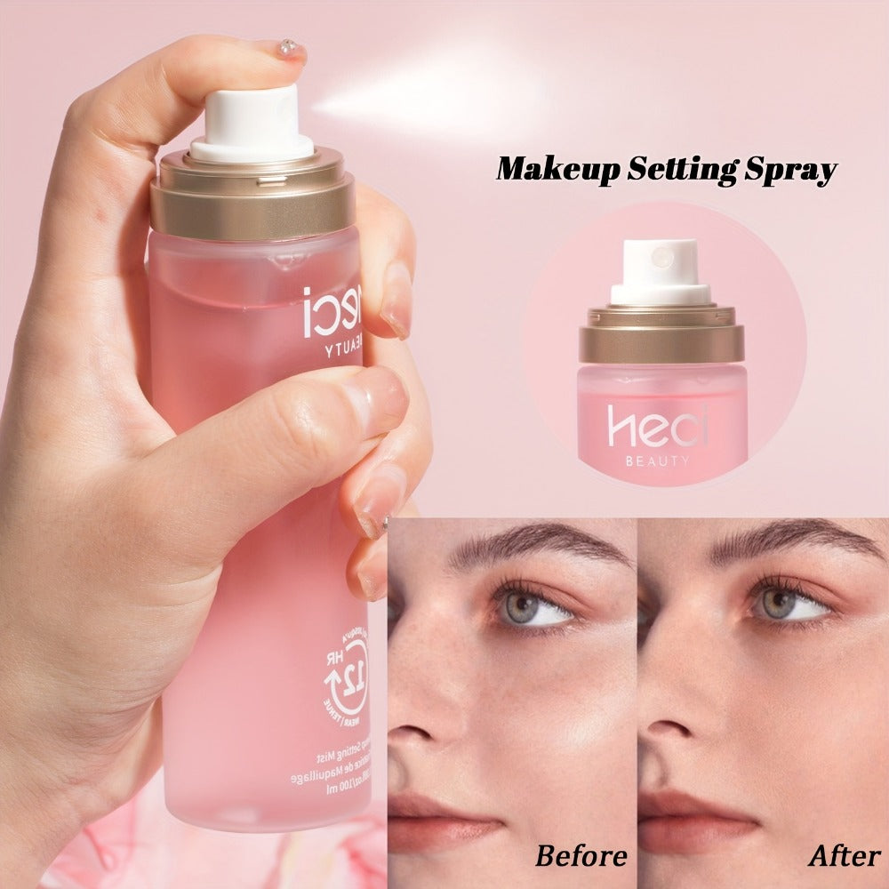 1pc Moisturizing Series Makeup Setting Spray, 3-in-1 Prime + Hydrate + Set, Long-Lasting Makeup Setting, Moisturizing Setting Spray, Waterproof And Sweat-Proof, Make The Makeup More Adherent And More Delicate, Suitable for All Skin Valentine's Day