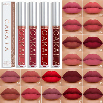 Matte Liquid Lipstick Set 18 Pieces — Long-Wearing Smudge-Proof Formula, Smooth Creamy Texture, Moisturizing All-Day Comfort, Multi-Shade Lip Color Collection for Women