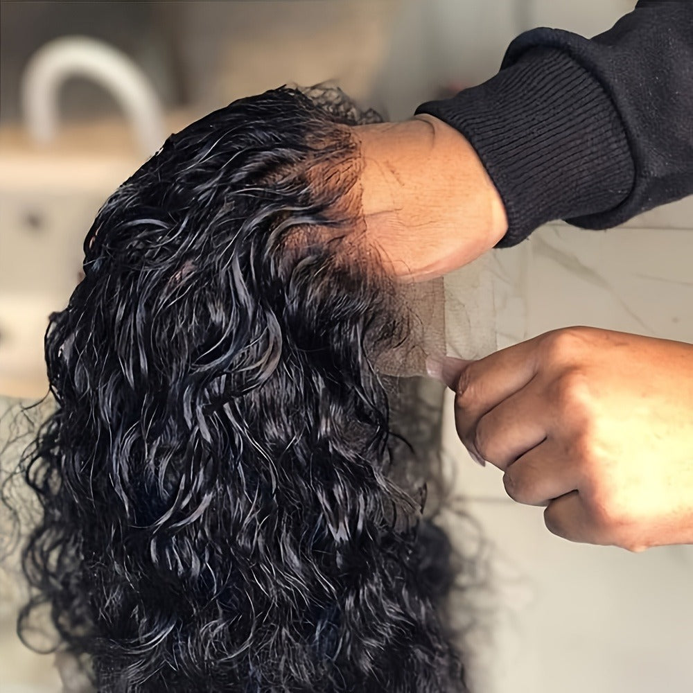 Lace Front Wig Human Hair 13x4 HD Lace Frontal Body Wave Wig Pre Plucked Glueless 180% Density Natural Hairline for Women
