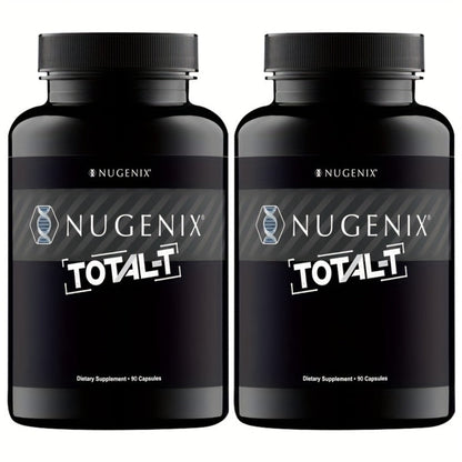 Men's Health & Muscle Support Supplement with L-Citrulline, Fenugreek & Vitamin B6 - Testosterone, Energy & Circulation Booster - Total-T Daily Male Wellness Formula