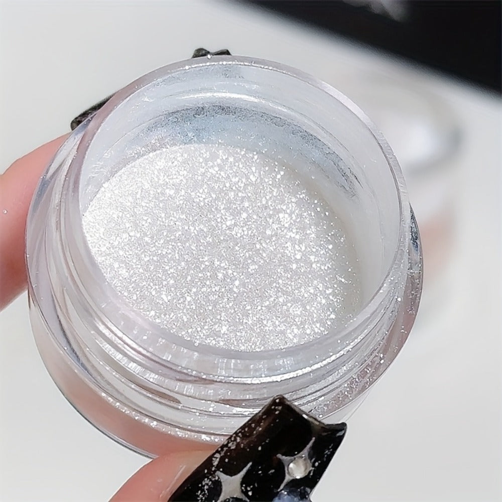 Highlight Powder Set 3pcs - Glitter Fairy Body Shimmer Powder, Radiant Sparkle Highlighter for Face & Body, Buildable Medium Coverage, Bridal Wedding Festival Makeup