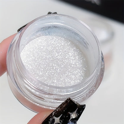 Highlight Powder Set 3pcs - Glitter Fairy Body Shimmer Powder, Radiant Sparkle Highlighter for Face & Body, Buildable Medium Coverage, Bridal Wedding Festival Makeup