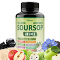 [Herbal Supplement Support] (1/3 Bottles) - Soursop Capsules, Vitamin D3, Vitamin C, Magnesium, Irish Moss, Shilajit, Berberine, NAD+, Advanced Herbal Supplement, Healthy Support, Immunity, Antioxidant, Circulatory System Support