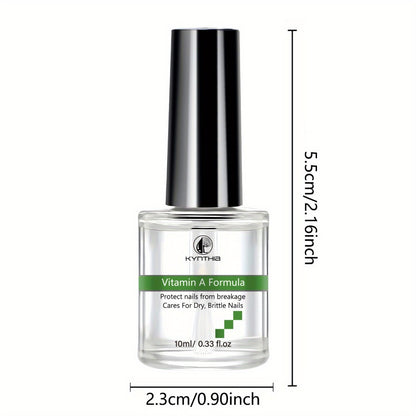 Nail Strengthener with Vitamin A — Nail Care Treatment Oil for Brittle, Dry & Peeling Nails, Anti-Chipping Nail Repair Solution | 10ml Nail Hardener