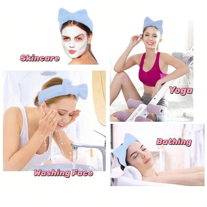 Facial Cleansing Set 7pcs — Deep Cleansing Spa Mask Brush Kit with Velvet Headband, Scrub Brush, Detailing Brush & Wash Bag, Portable Skincare Tool for Women