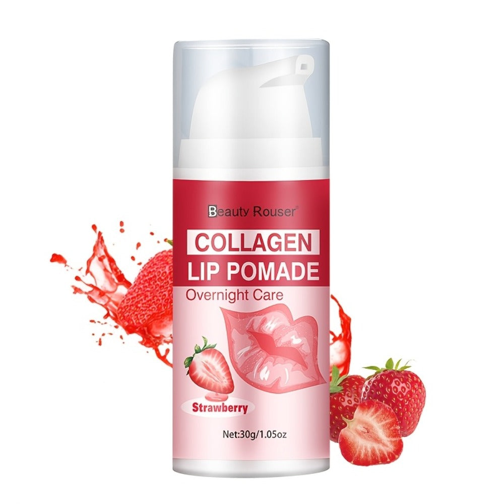 [Lip Essence Hydration] 30g Collagen Moisturizing Lip Essence - Plumps Lips, Day and Night Lip Care, Deep Hydration, Nourishes Dry Lips, Long-Lasting Moisture, Reveals -Clear, Hydrated Lips, Suitable for All Skin Types