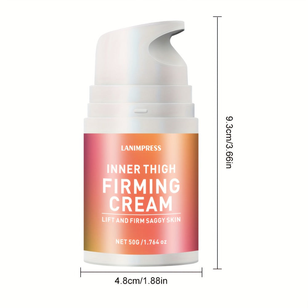 7.76oz Unisex Inner Thigh Firming Cream - Hyaluronic Acid, Honey, Jojoba, Caffeine, Shea Butter & Vitamin E, Unscented Skin Tightening Moisturizer for All Skin Types, Enhances Thigh, Butt & Body Contour, Body Firming Cream for Men And Women