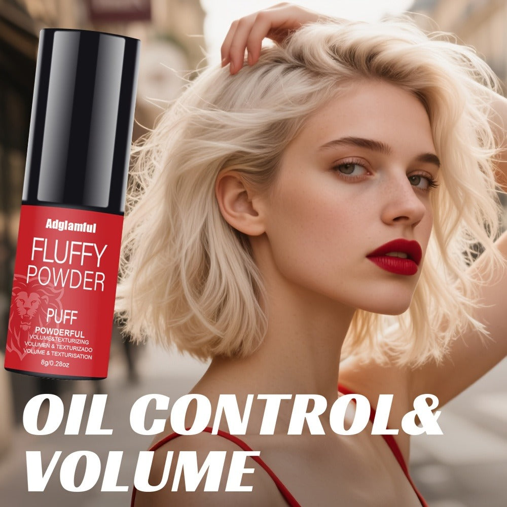 Hair Styling Powder Press Bottle - Oil Control Volumizing Powder for Texture & Natural Finish, Lightweight Dry Shampoo Alternative for Flat Oily Fine Hair