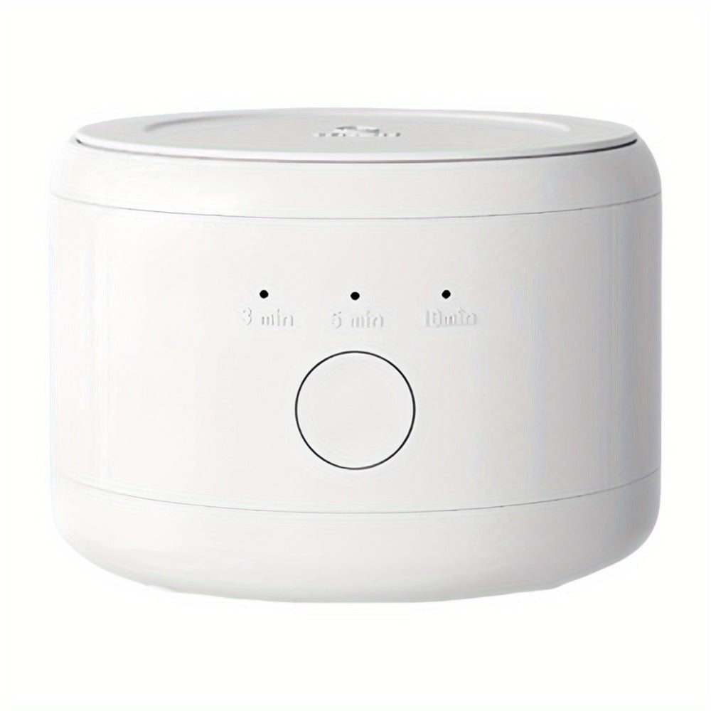 Denture Cleaning Machine One-Touch Operation Automatic Cleaning Device 3 Speeds Timing for Cleaning Jewelry Glasses