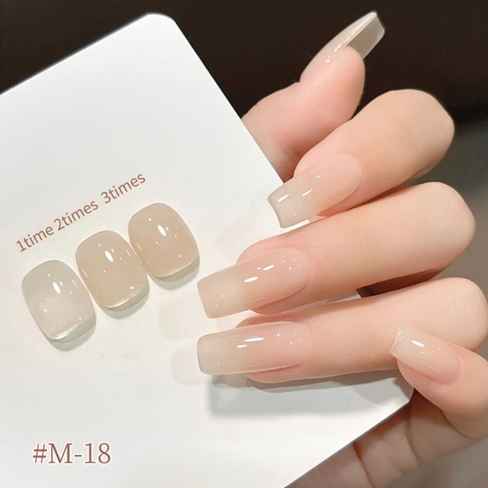 XEIJAYI 6pcs/Set 0.51oz New Popular Nail Gel Semi Permanent Nail Art Soaking LED Nail Salon Nail Salon Gel