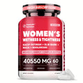 Women's WETNESS & TIGHTNESS Capsules - Natural Hydration & Elasticity, Comfort & Confidence, Postpartum Health- with Kacip Fatimah, Fenugreek, Slippery Elm, Manjakani, And Maca Root, 30 Servings