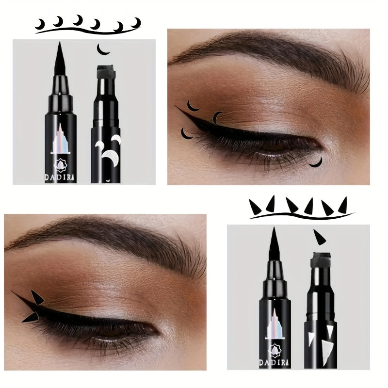 6pcs Eyeliner Pen • Waterproof Oil Proof Smudge Free • Double Head Eyeliner SealEyeliner • Suitable for Holidays, Easter Christmas Mother's Day Valentine's Day • HolidayGift