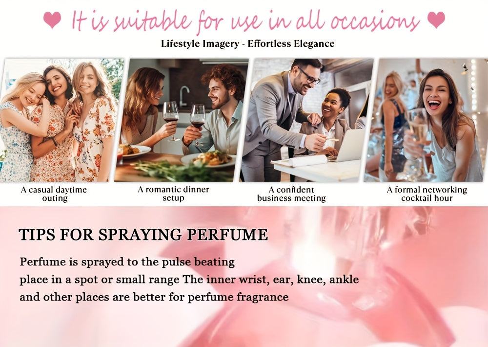 Hot In 2025- Ladies' Pure Perfume, Ladies' Fragrance, Ladies' Eau De Toilette, Fruity Fragrance, Base Note: Macaron, MUSK, Perfectly Blended with Its Own Scent, 3.4oz, Long-lasting Fragrance, Worth Every Possession