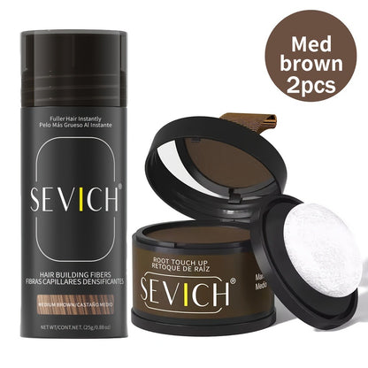 Root Coverage Powder for Thinning Hair - Hairline Concealer with Natural Shadow Effect, Voluminous Lift & Lightweight Formula, Sensitive Scalp Safe, Easy Brush Application for Men & Women All Hair Types
