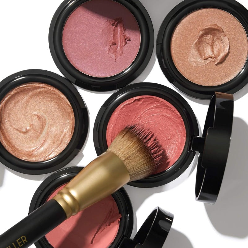 GELLER NEW YORK The Wonder Balm Starter Kit |Cream Blush|- The Wonder Balm & Brush - Nice-n-Natural - Hydrating Weightless Beauty Balm for Face & Lips