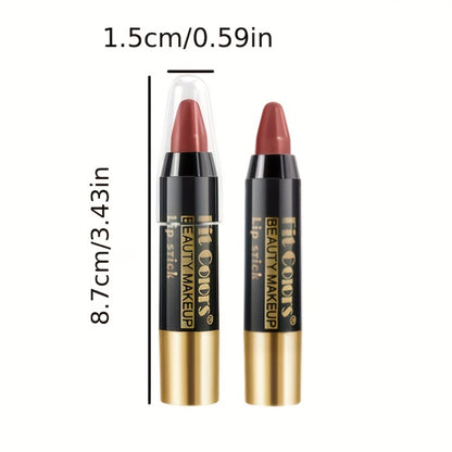 Crayon Lipstick Set 6 Pack Glossy Moisturizing Lip Color – Long-Lasting Nourishing Formula, Easy Apply Lip Crayon for Women & Girls, All Skin Types, Versatile Shades for Everyday & Date Night