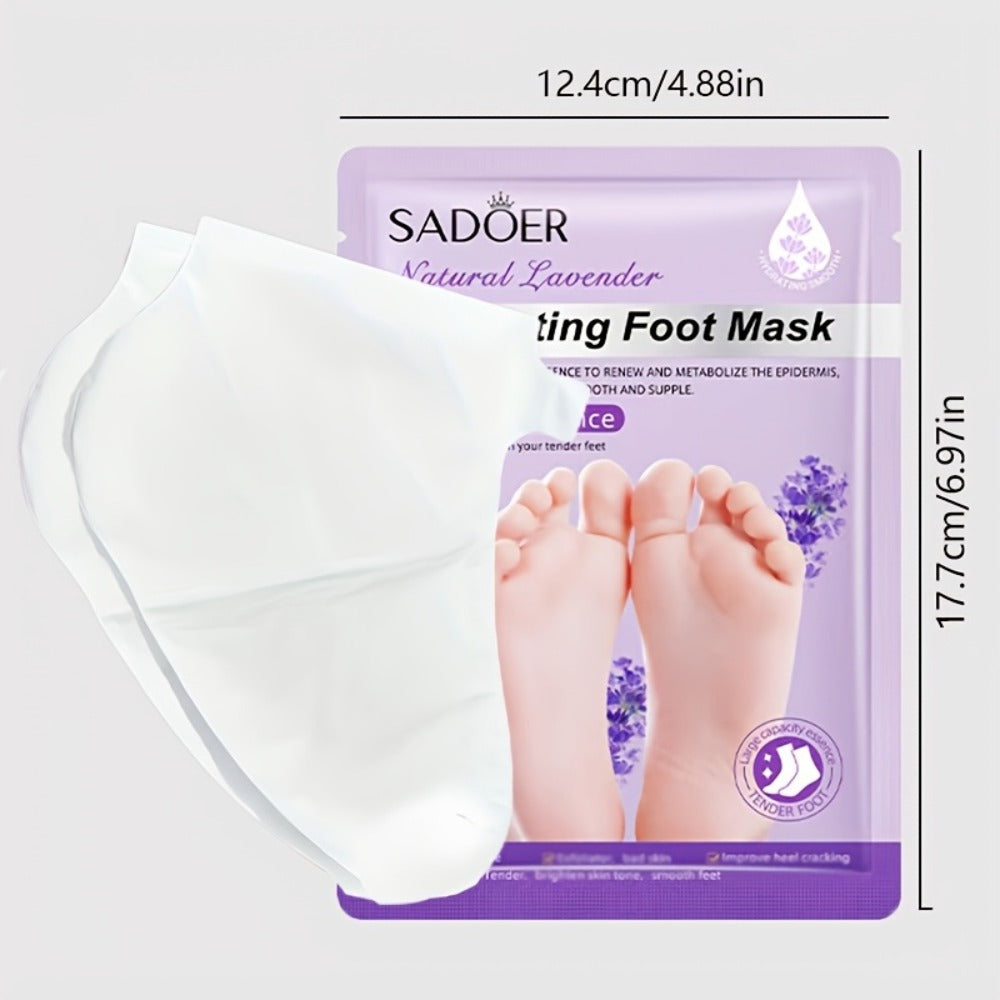 6/9 Pairs Lavender Foot Mask, Hydrating And Moisturizing Foot, Portable Foot Mask, Suitable for Home, Going Out, Travel, Business And Other Occasions, Gifts, Foot Care, Foot Skin Care, Hand Greeting, Mother's Day Gift