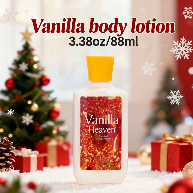 Vanilla Series Bath Lotion Nourishes The Skin And Leaves A Lasting Fragrance In A 3-ounce/10 Ounce Set - Suitable for Both Home And Travel As A Couple Skincare Set - A Perfect Gift for Birthdays And Holidays, A Must-have for Travel