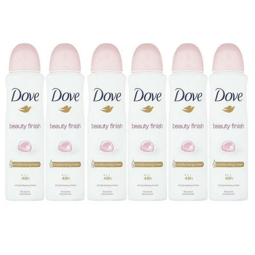 Deodorant Body Spray for Women – 5 fl oz Pack of 6, Moisturizing Beauty Finish Spray, Long Lasting Freshness, Soft Skin Formula, Bulk Value Pack Antiperspirant