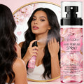 24-Hour Cherry Blossom Scent Hair Perfume Mist | Long-Lasting No-Wash Aromatic Hairspray, Lightweight Non-Greasy Formula for Dates & Daily Use, Portable Styling Spray, Date-Night Essential, Charm-Boosting Dry Shampoo, Perfect Gift for Her