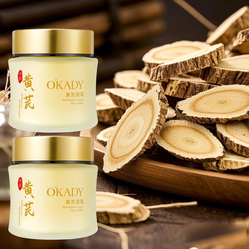 2 Cans Astragalus Cream X 2pcs, Skincare - Deeply Nourishes Dry Skin, Moisturizes And Brightens, And Has Antioxidant Properties. It Strongly Locks in Moisture, Making The Skin Soft And Radiant. This Cream Is Suitable for All Skin Types