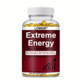 [Extreme Energy Capsules] Extreme Energy Capsules - 9050mg Supplement with Red Ginseng, Maca & Saw Palmetto - Everyday Energy Support for Men & Women - 60 Softgels