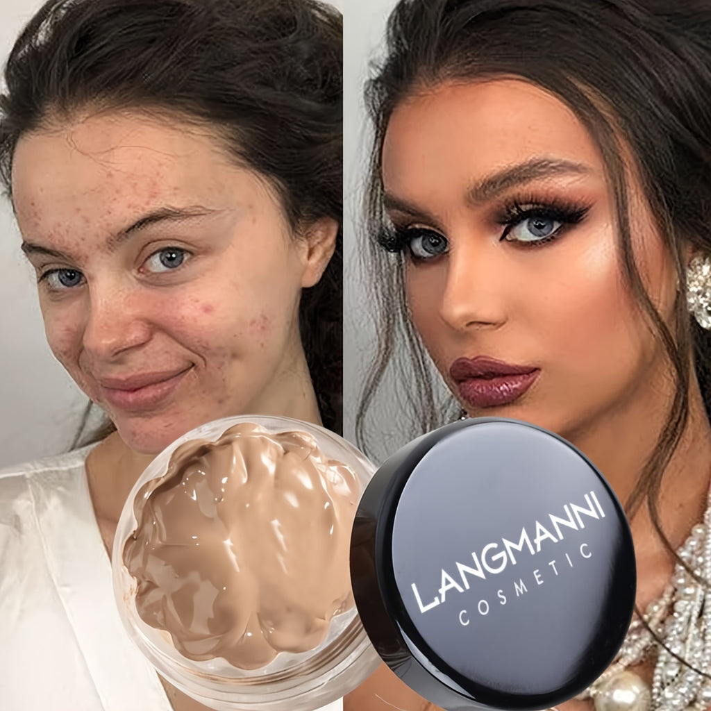 3pcs/set Longwear& Easy to Apply Cream Concealer Foundation, Waterproof Contour Makeup. Corrects Dark Circles Red Marks Eye Bags Freckle