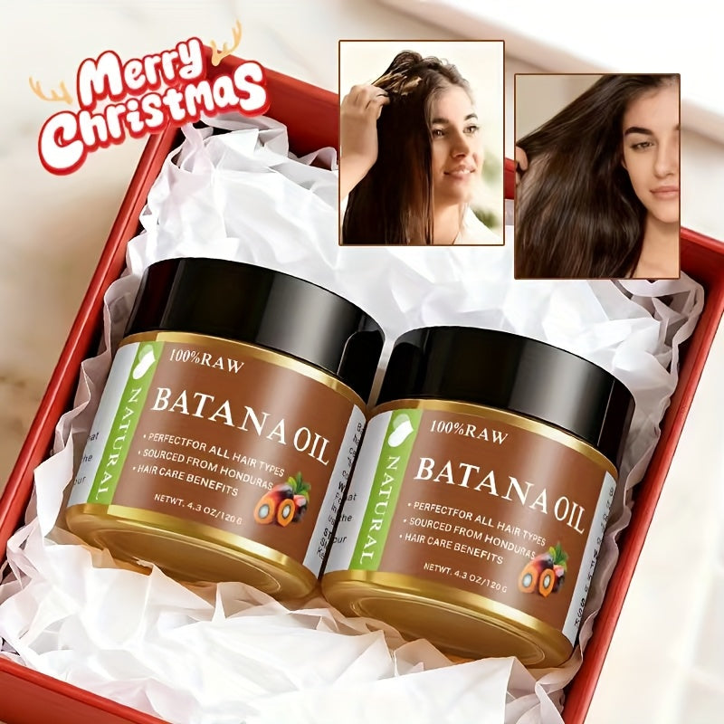 2pcs Honduras Batana Hair Oil - Moisturizing & Hydrating, Head Care For Healthier Hair - Dry & Damaged Locks For Moisturizing Scalp And Hair Care, Suitable For All Hair