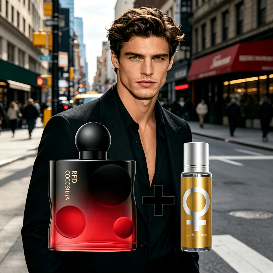 New Limited Edition Men'S Cologne, Spray Perfume, Long-Lasting And Fresh, 3.4 Ounces in Two Bottles (One Large, One Small)