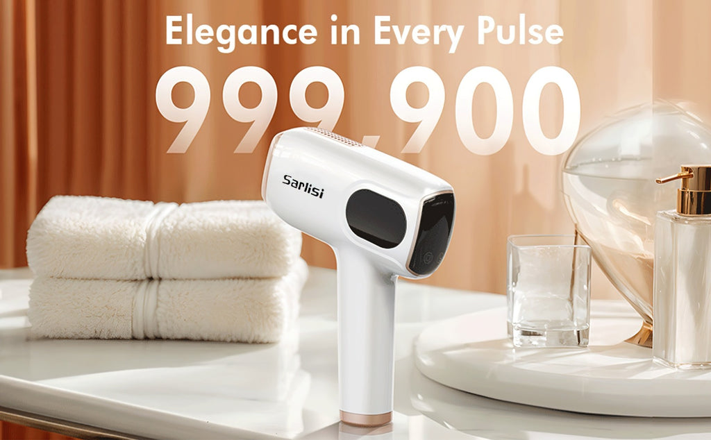 Sarlisi IPL Hair Removal For Women And Men, IPL Device Hair Removal For Nearly Painless & Long-Lasting Results, 9 Modes & Auto Flashing For Fast Full Body Hair Removal From Home