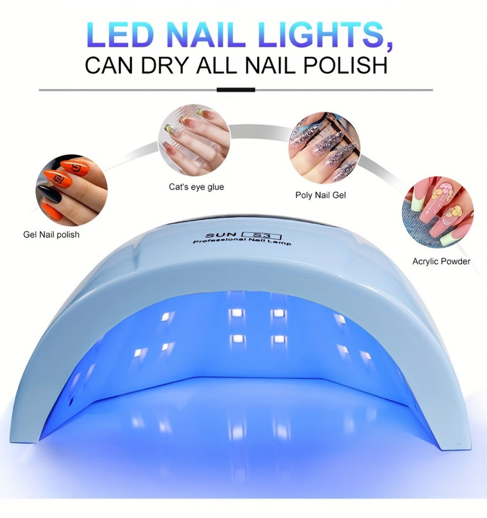 USB Nail Dryer Nail Art Lamp Nail Lamp for Drying Nail Lamp Drying Polish Varnish Professional Gel Polish Drying Lamp for All Gel Nail Polish Manicure Pedicure Salon Tools for Smart Lamp Wholesale Professional Nail Art Drying Lamp