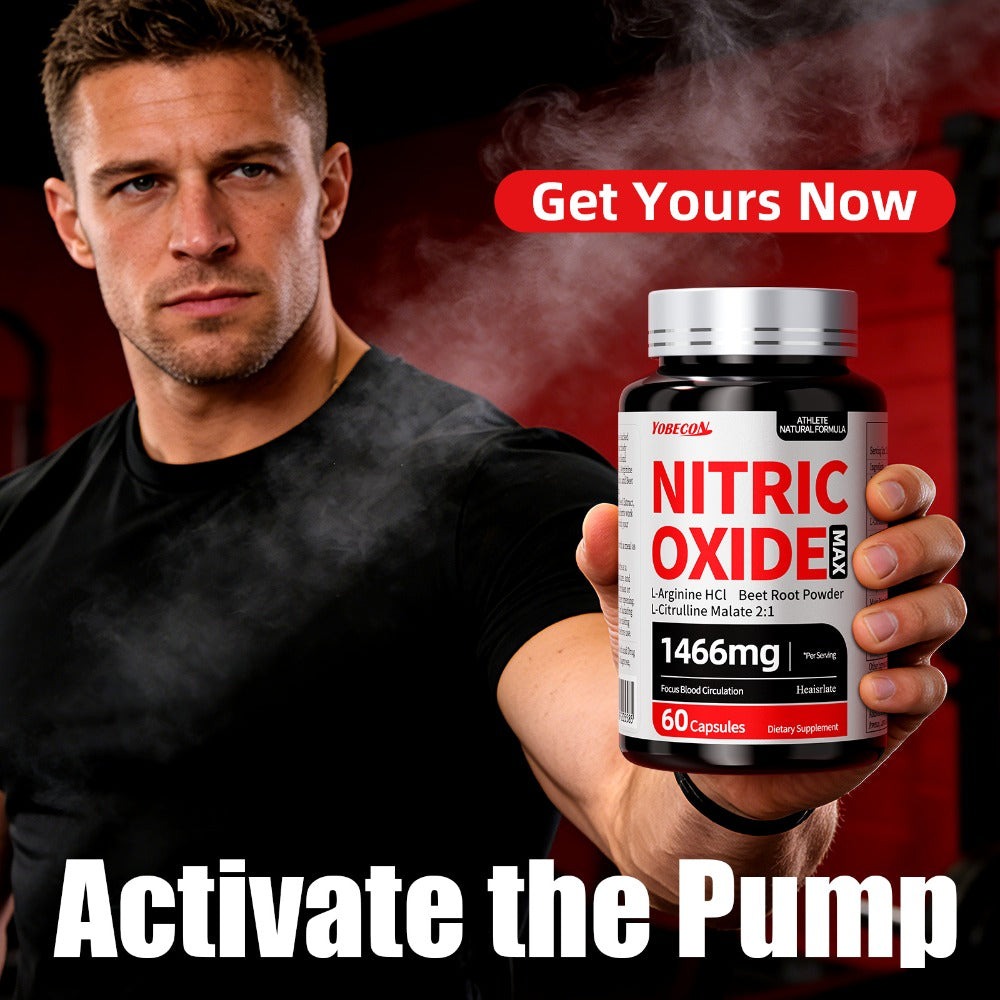 Maximum Load 10-in-1 Nitric Oxide Supplement, Containing 1466 for MG AAKG, L-arginine, L-citrulline, Beetroot, Suitable As A Christmas Gift, Applicable for Office Workers, Fitness Enthusiasts, Adults, Men And Women