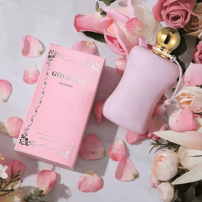 Women's Perfume Turkish Rose & Lychee Floral Fragrance — Long-Lasting Luxurious Scent, BPA-Free Formula, Elegant Bottle Design, Eau de Parfum for Women, 75ml / 2.5 oz