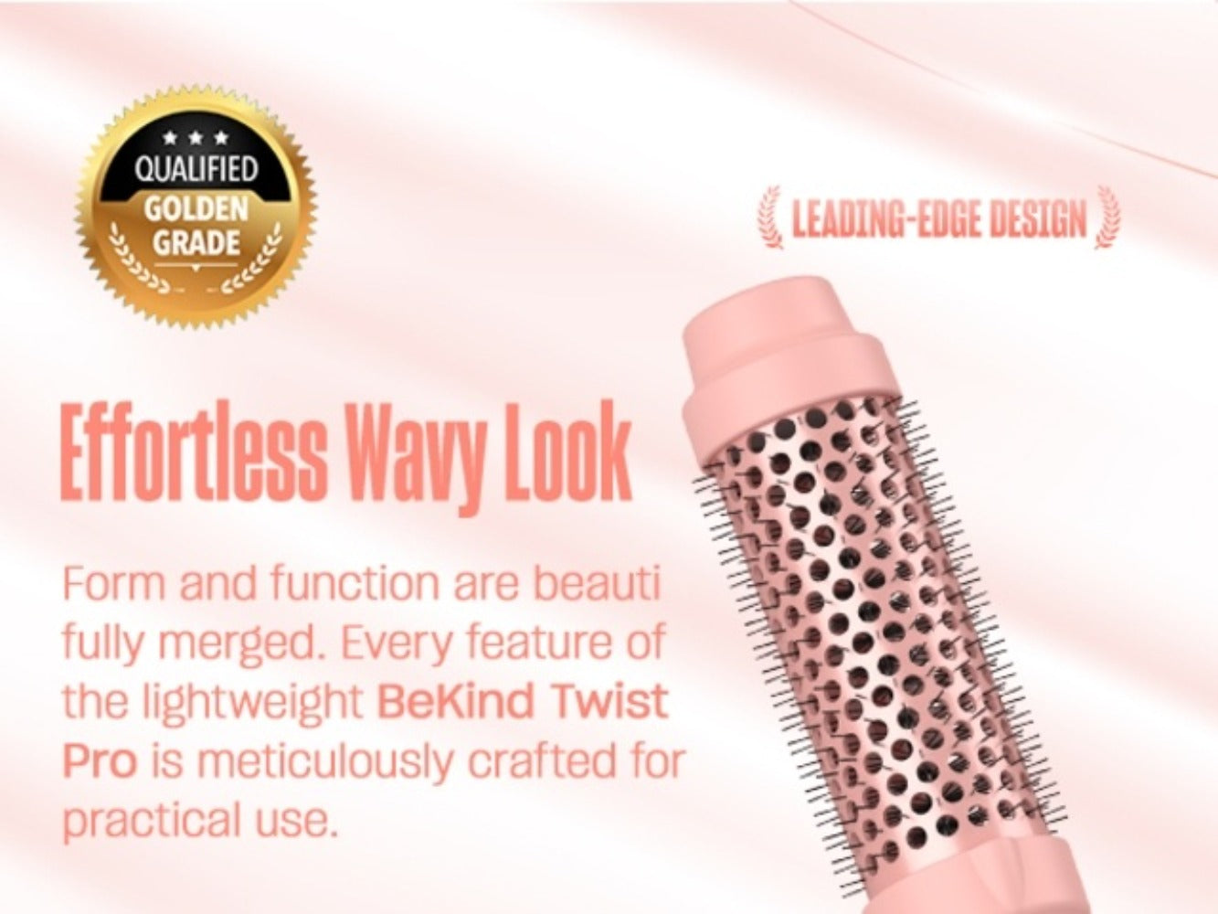 Twist Pro Thermal Brush - 1.5 Inch Heated Round Brush, Effortless Salon Finish, Dual Voltage Travel-Friendly Styling Tool, Anti-Scald, Heats In 20s