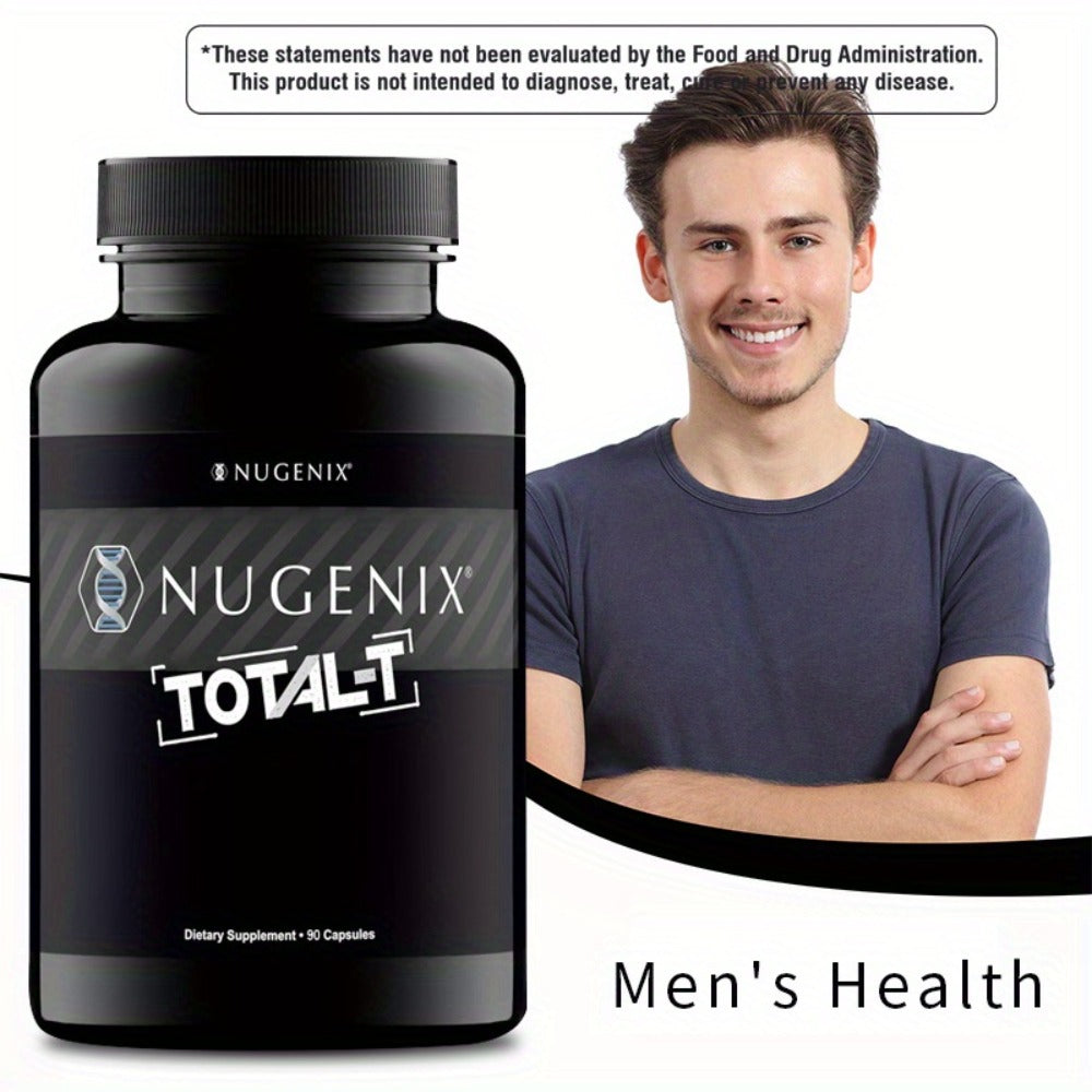 5 bottles - Total-T - with L-Citrulline, Fenugreek, Zinc, Vitamin B6, B12, Men'S Health