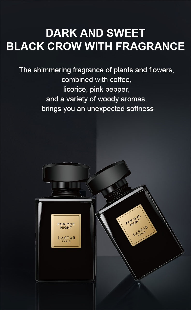 Men's Black Perfume - Unique Fragrance, A Wonderful Blend Of Jasmine, Patchouli, Broad Musk And Cedar. Men's Pheromones. Atmospheric, Attractive to Women, Suitable for Gentlemen, The Top Choice for Dates And Parties.Holiday Gifts
