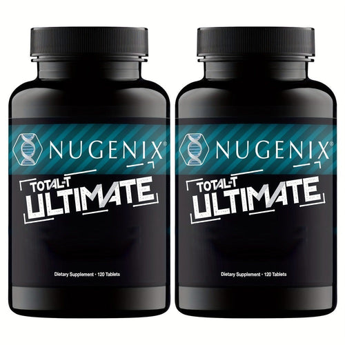Testosterone Support Supplement with D-Aspartic Acid, Horny Goat Weed, Tribulus & Maca – Mood, Muscle Health & Vitality Booster for Men, 2 Bottle Bundle
