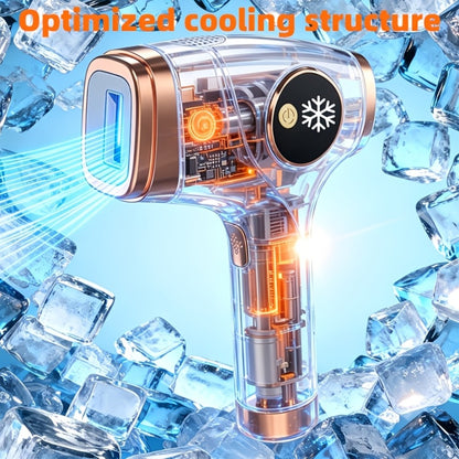 IPL Hair Removal Device Sapphire Ice Cooling Painless 999900 Flashes 9 Modes – At-Home Permanent Hair Reduction for Women Men Face Body Bikini Underarms Legs