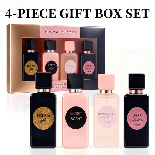 4pcs Women'S Perfume Holiday Gift Set (0.68 Oz Each) - 4 Long-Lasting Luxury Scents, Perfect for Dating & Parties