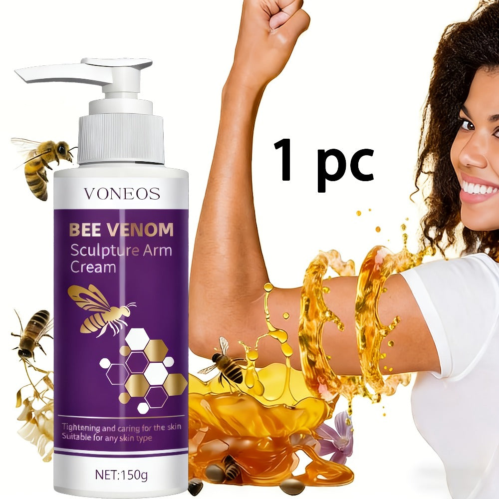 Body Firming Cream Bee Venom Sculpture Moisturizing Tightening Lifting for Arms Abdomen Thighs Buttocks Anti-Sagging Anti-Aging Skin 1pc 2pcs