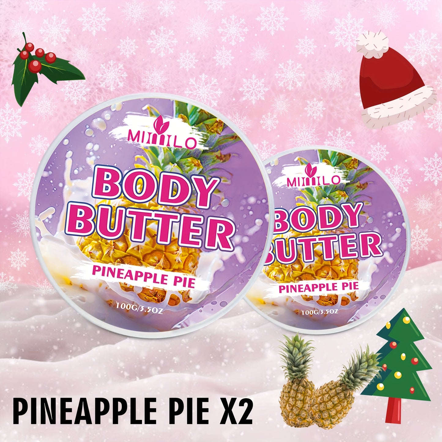 Body Glaze Lotion Set 8pcs Fruity Fragrance Pineapple Coconut Strawberry Coffee 8 Scents Non-Greasy All-Day Moisturizing Travel Size Body Moisturizer for All Skin