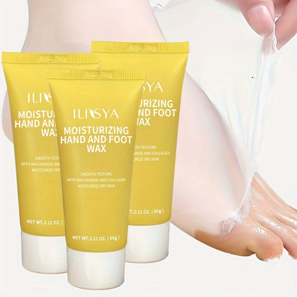 3PCS Hydrating And Moisturizing Foot Wax, Containing Nicotinamide Essence, Foot Gently Hydrating And Moisturizing Feet, Deeply Moisturizing Foot Making Feet Soft And Moist, Men And Women Can Use, Foot Care Beautiful Good Thing