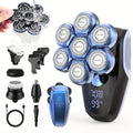 Sejoy 7D Electric Shaver For Bald Men, Upgraded 7 Floating Head, With Nose Hair Trimmer, Facial Cleaning Brush1.5H Fast Charging Travel Lock, Best Gift