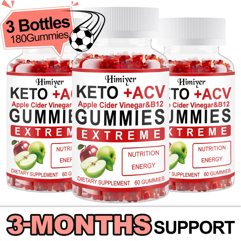 Buy 2 Get 1 Free-Keto ACV Gummies [New And Improved] - Apple Cider Vinegar Recipe with Pomegranate Beet Juice Powder And B12, Vegan, Premium Apple Cider Vinegar Rich In Vitamins B And C - with Probiotic Jelly, Apple Cider Vinegar Gummy Bears
