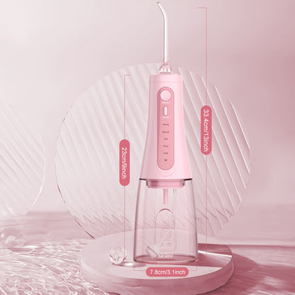 Water Dental Flosser Oral Irrigator — 5 Modes, 6 Tips, IPX7 Waterproof, 350ml Cordless Rechargeable Water Flosser for Braces, Bridges, Travel & Home Teeth Cleaning