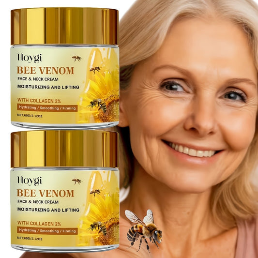 2pcs Instant Firming Bee Venom Face Cream, Tightens Skin, Collagen Instant Lifting Face Cream, Firms Fine Lines And Wrinkles, Suitable for All Skin Types, Skincare, A Gift For, The Perfect Gift, Local Warehouse
